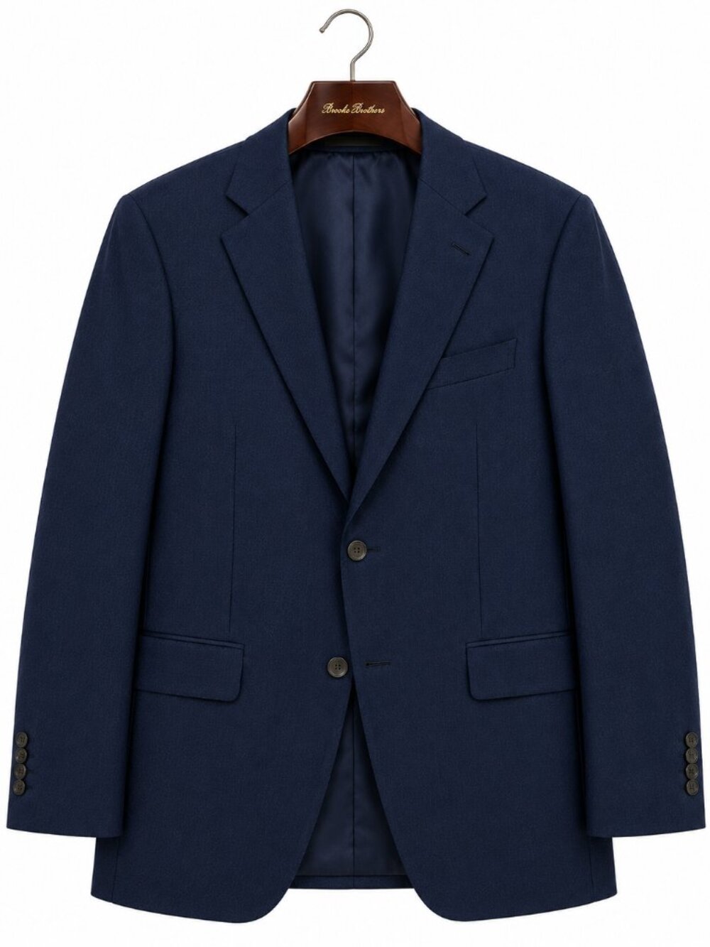 Brooks Brothers Men’s Navy Wool 2-Piece Suit
